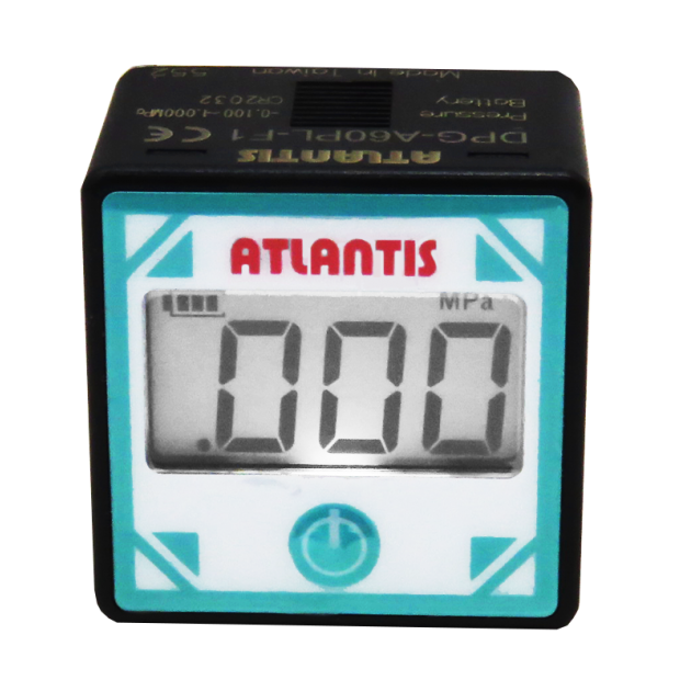 DPG-A60 系列數位壓力錶（氣體型）｜1吋數位壓力錶推薦｜免配線氣體壓力計