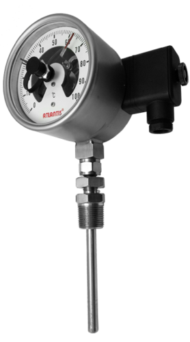 BTIC 雙金屬式/膨脹式接點溫度計(直立型)